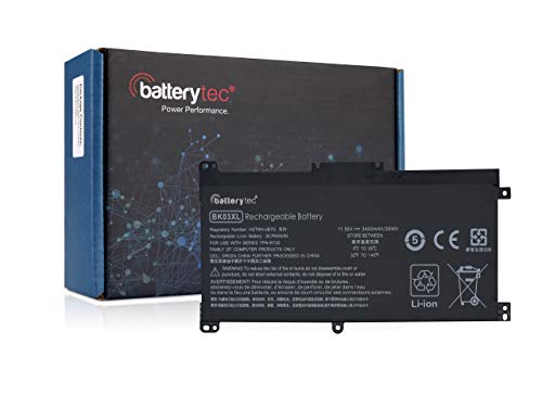 Batterytec Bateria para HP BK03XL HSTNN-LB7S, HP Pavilion X360 14 Series, TPN-W125 916366-421 916811-855 HSTNN-UB7G. [12 Meses de garantía]