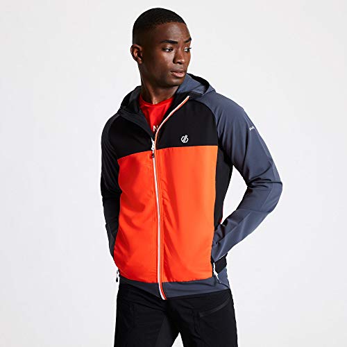 Dare2b Aptile-Chaqueta Softshell Cortavientos, Impermeable, con Capucha, De Tejido Elástico Y Ligero...