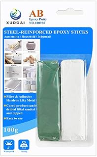 Epoxy Putty Stick, XUDOAI 100g Hard and Fast Repair Epoxy Glue Metal, Plastic, Glass, Ceramic Multi-Purpose Cracks, Repair Fills for Quick Fixes