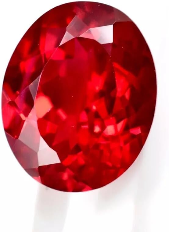Natural Certified Burma Pigeon Blood Red Ruby Huge Oval Loose Gemstone 10-12 Ct