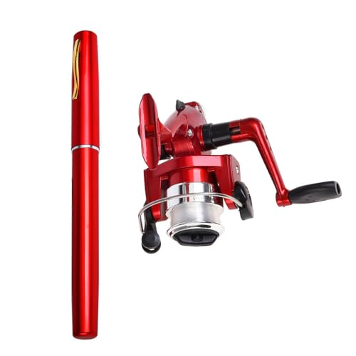 ペンスタイル折りたたみ式の釣り竿リール付きアイスポケットの伸縮式伸縮式の小さな形とリールセット形状釣り