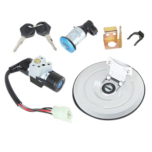 Thomletha Honda Ignition Switch & Fuel Cap Lock Keys Set