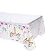 EXIJA 2 Pack Unicorn Plastic Table Cover, 51" x 86", Unicorn Party Supplies, Disposable Tablecloth, Perfect Unicorn Birthday Party Decorations for Girls Boys
