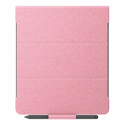 Amazon Kindle Scribe Fabric Folio Cover with Magnetic Attach, Sleek Protective Case - Rose by Amazon - Used condition - US$21.08