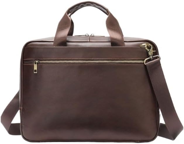 Handbag Business Briefcase Large Capacity Multi-pocket Man Genuine Leather
