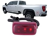Auto Parts Avenue APA Replacement Rear LED Red Side Marker Light for 2015 2016 2017 2018 2019 2020 2021 2022 2023 Silverado Sierra 2500 3500 HD Left = Right Side 84402694 GM2860115 CAPA