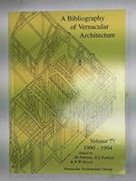 A Bibliography of Vernacular Architecture 0906259029 Book Cover