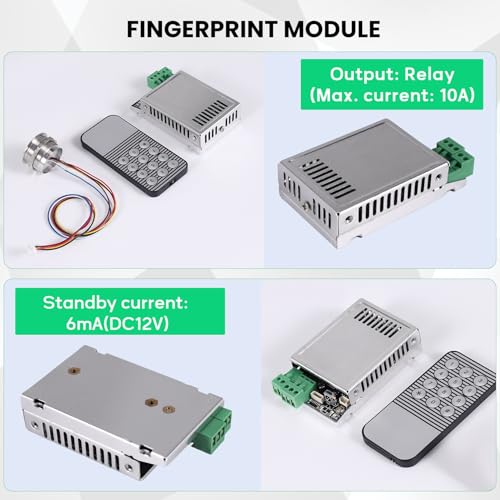 Module R503 K216 Empreinte Digitale - Kit de Contrôle d'Accès LED Bicolore - 3