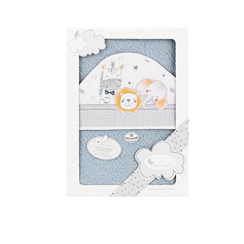 Interbaby 01229-31 - Capa de baño ANIMALITOS gris, unisex