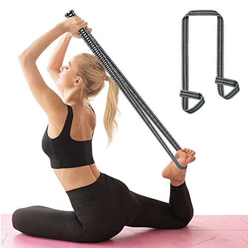 Zooeass Yoga Mat Strap, Adjustable Durable Yoga Mat Carrier & Stretching Strap, 5.9Feet, Multiple Color Choices(Color6) #TOP2