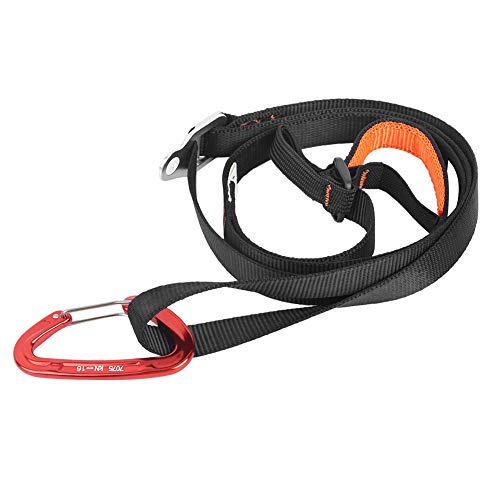 Climbing Ascender Strap, Mountaineering Ascending Pedal Belt Riser Rope Equipment for Mountaineering Rock Climbing