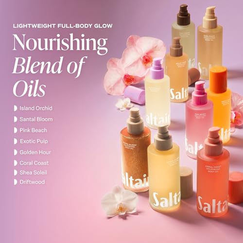 image for Saltair Body Oil – Silky After Shower and Bath Dry Oil for Women and