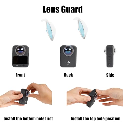 Protecteur d'objectif avec étui et kit d'accessoires DJI Osmo 360 PellKing