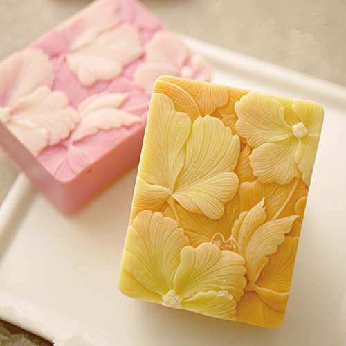 Great Mold 3 Cavities Soap Mold Ginkgo Leaf Silicone Soap Molds One Mold For 3 Soap Natural Handmade Soap Mould Diy Silicone Mold For Soap Making #TOP5