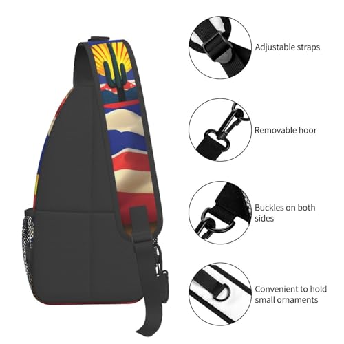 Morrales tipo crossbody MyPiky Negro 15.3x7.2x3.5 pulg miniatura 5