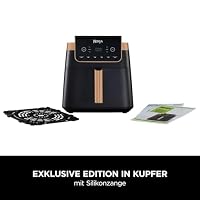 Ninja Heißluftfritteuse MAX PRO, AF180EUCP, 6,2 L, Schwarz/Kupfer, ölfrei – Ansicht 2