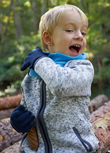 Playshoes Unisex Finger-Handschuh Fleece, Marine, 2 (ca. 2-4 Jahre)