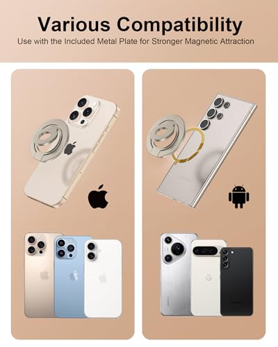 Support magnétique portable double face pour iPhone et Samsung - 7