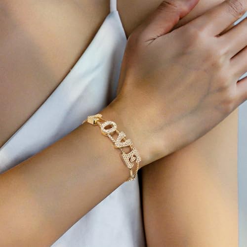 Personalized Bubble Name Bracelet with Custom Brass Bubble Letter Charms, Handcrafted Adjustable Keepsake Jewelry Gift3