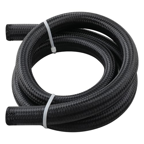 Image of 5FT 16AN Hose Fuel Line, AN16 Nylon Braided CPE Rubber Oil Cooling Line | Not for E85, Transmission Cooler Line Nylon Braided CPE Rubber Oil Cooling Line, 5 Feet