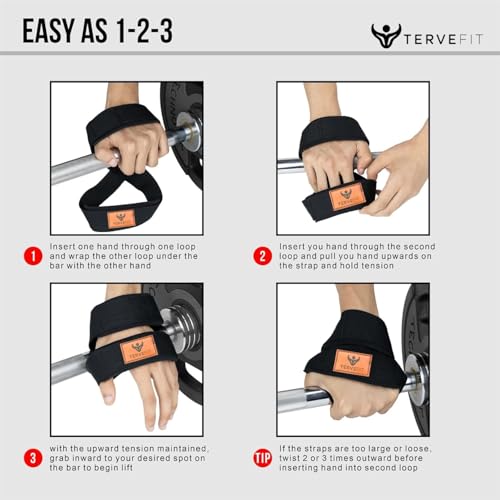 Image of Slip Resistant Deadlift Straps Figure 8 Lifting Straps Gym Straps Weightlifting Wrist Support For Men and Women With Soft Paddings and Better Grip