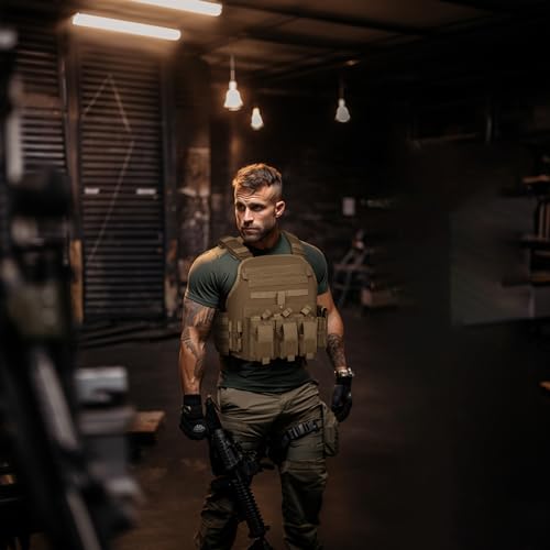 image for GFIRE Tactical Vest - Airsoft Lightweight Modular 3D Breathable Quick 