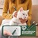 PUERFOCA 2 Stück Zeckenschlinge Set, Zeckenzange für Hunde Katze Idealer Tick Remover für Zecken Jeder Größ, Zeckenlasso für Entfernen Sie Nymphien und Ausgewachsene Zecken