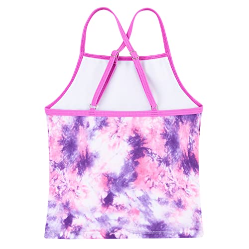 Image of Girls Tankini Swimsuit Two Piece Bathing Suit with Adjustable Strap 3-13 Years