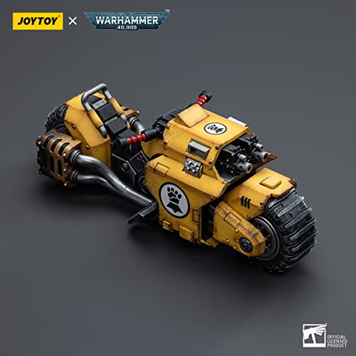 Joytoy 1/18 Action Figures Warhammer 40K Joy Toy Mecha Model Toys Imperial Fists Raider-Pattern Combat Bike #TOP5