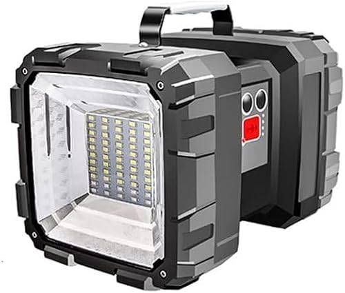 JFYWRT Emergency Light Power Display Portable Searchlight Double Head Design Outdoor Camping Lighting Light Glare Work Light Camping Lights