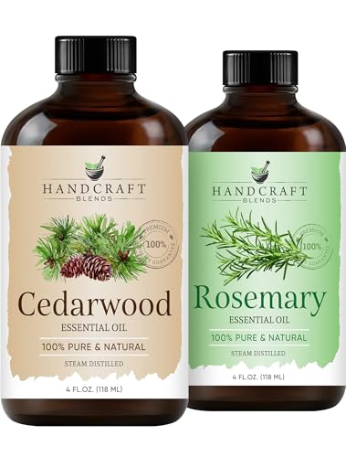 Set de Aceites Esenciales Romero y Cedro 2x4 Fl Oz