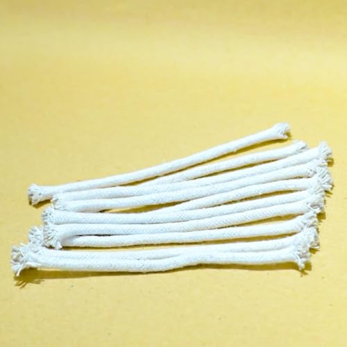 Mechas de algodón para pooja, 5.5 pulgadas, pack 10