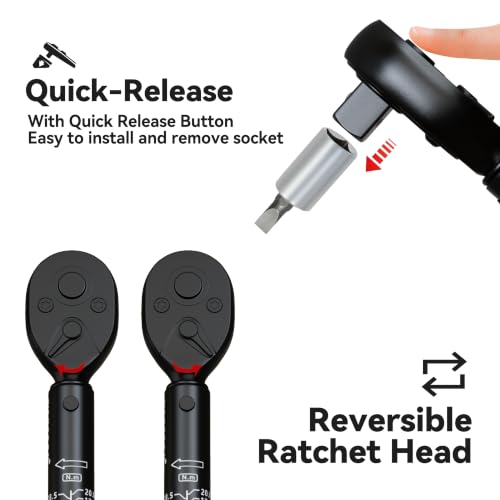 WAXTRON 35-Piece Click Torque Wrench Set