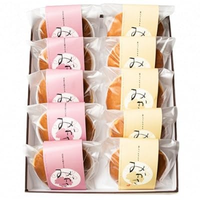 みかさと栗みかさ(バター入りの皮)の2種詰合せセット 10ヶ入り 別名『どらやき』もちもちが自慢!