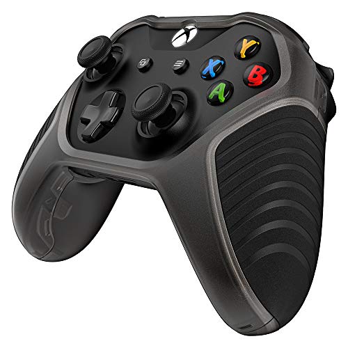 OtterBox Protecting Controller Shell for Xbox One Wi-fi Controllers – PIONEER DARK WEB (TRANS FOG BLACK/BLACK/SILVER METALLIC)