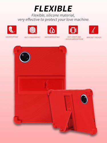 Coque silicone DOOGEE Tab A9+ antichoc à support ajustable - 5
