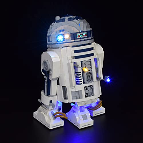LIND Led Beleuchtungsset Mit Fernbedienung für Lego 75308 R2-D2, Licht Set Kompatibel Mit Lego 75308 Bauset - Nicht… – Bild 4