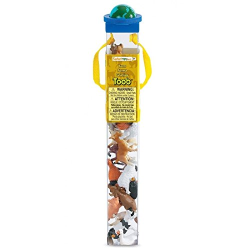 Safari Ltd. Farm TOOB - 12 Figurines Including Cow, Pig, Goat, Horse, and More - Educational Toy Set For Boys, Girls, and Kids Ages 3+