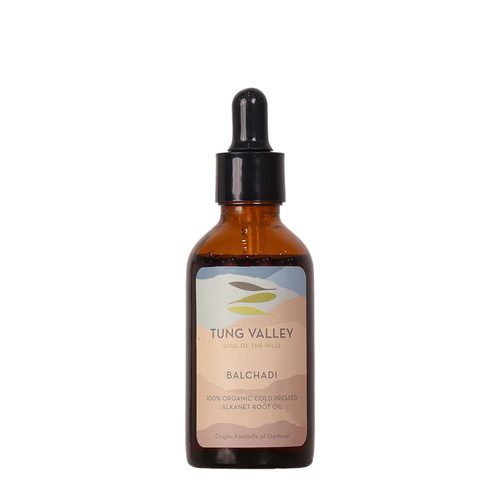 Tung Valley 100% Organic Alkanet Root Oil Hair Growth Massage Oil for Dry Scalp, 50 ml Bottle-image-49