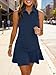ANRABESS Womens Summer Mini Dresses Polo Sleeveless Shift Short Dress Tennis Golf Athletic Casual Travel Vacation Clothes Navy Blue M