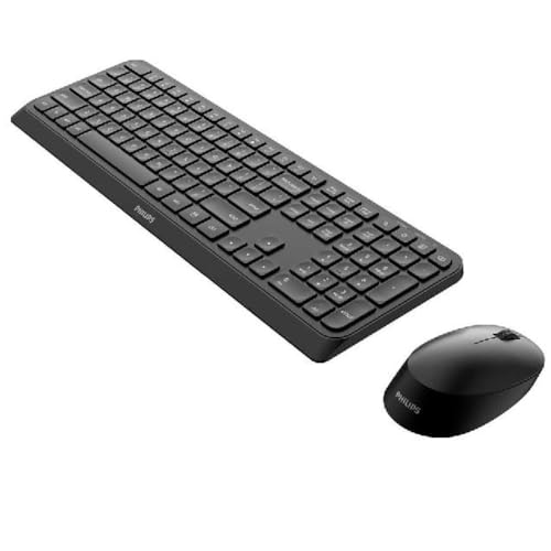 PHILIPS 3000 SERIES SPT6307B/16 TECLADO RATóN INCLUIDO RF INALáMBRICO QWERTY INGLéS NEGRO