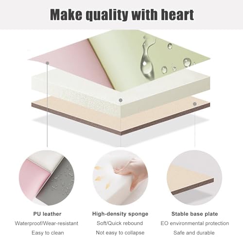 Rembourrage mural anti-collision protégeant le lit Queen Size avec cuir 3D - 8