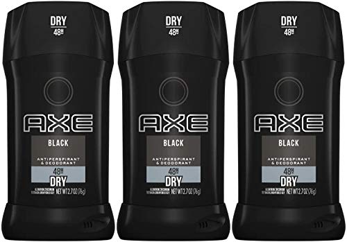 Axe Black Antiperspirant Deodorants Stick, 2.7 Ounce (Pack of 3)