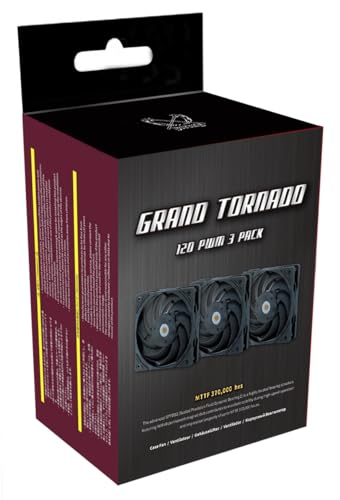 Ventilateur PC 120mm Scythe Grand Tornado PWM silencieux x3 - 6