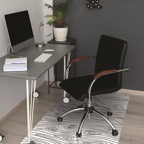 Tapis de chaise sur roulettes pour espace de télétravail à la maison - 5
