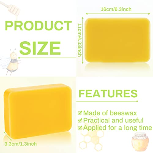 Treela 6 LB Yellow Beeswax Block Pure Natural Beeswax Cosmetic Grade Organic Wax Block for Candle Making Moisturizer Lotions Creams Lip Balms Soaps
