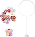 Richaa Juego de arco de columna de globo, kit de arco de globo redondo con base de soporte y palos de globos para Cumpleaños, Bodas, Baby Shower, Fiesta, Decoración de Fondo