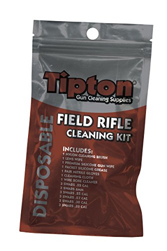 Tipton Rifle Field Cleaning Kit .2-338 Caliber With Convenient Re-Sealable Package For Firearm Cleaning And Maintenance #TOP11