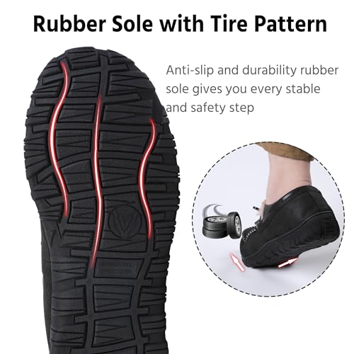 Image of MIXIN Mens Slippers Indoor Outdoor Memory Foam House Shoes Anti-Slip Moccasins Slippers for Men