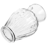 Vase en verre transparent - ce serait un vase parfait pour le bureau, la maison, le jardin de balcon, les décorations de jardinage à domicile, le vase à fleurs esthétique